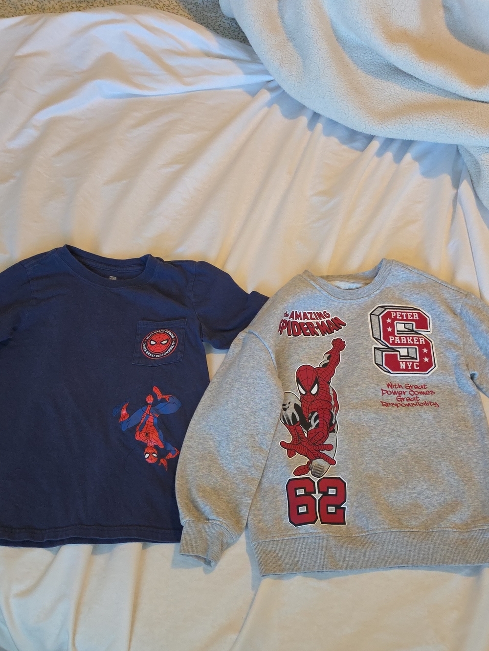 Kids Spider-Man Graphic Tee And Sweatshirt
